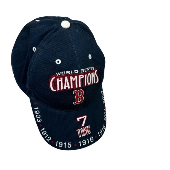 Boston Red Sox 7 Time World Series Champions Collector's Baseball Hat - Picture 8 of 8